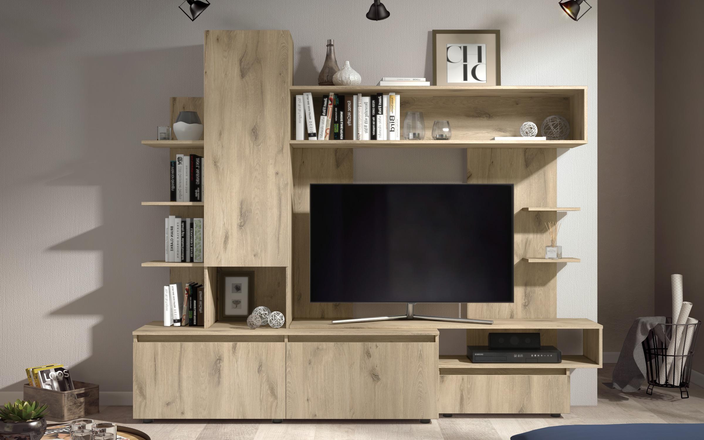 Biblioteca Tera, stejar scandinav deschis  2